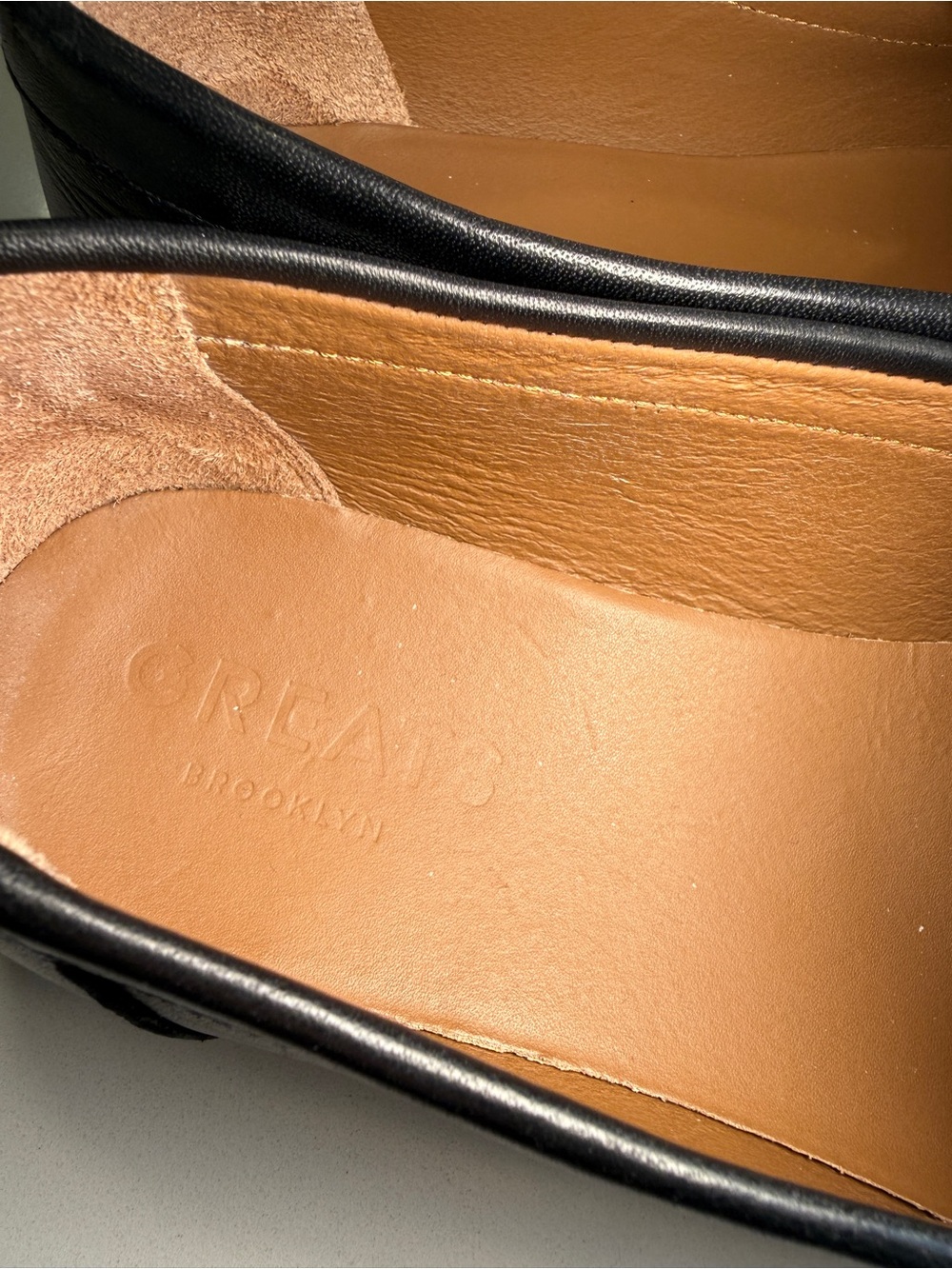 GREATS - Black Leather Penny Loafers in Men’s Size 12 - Picture 5 of 15